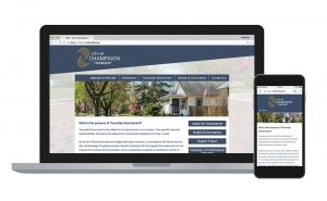 website for the City of Champaign Township