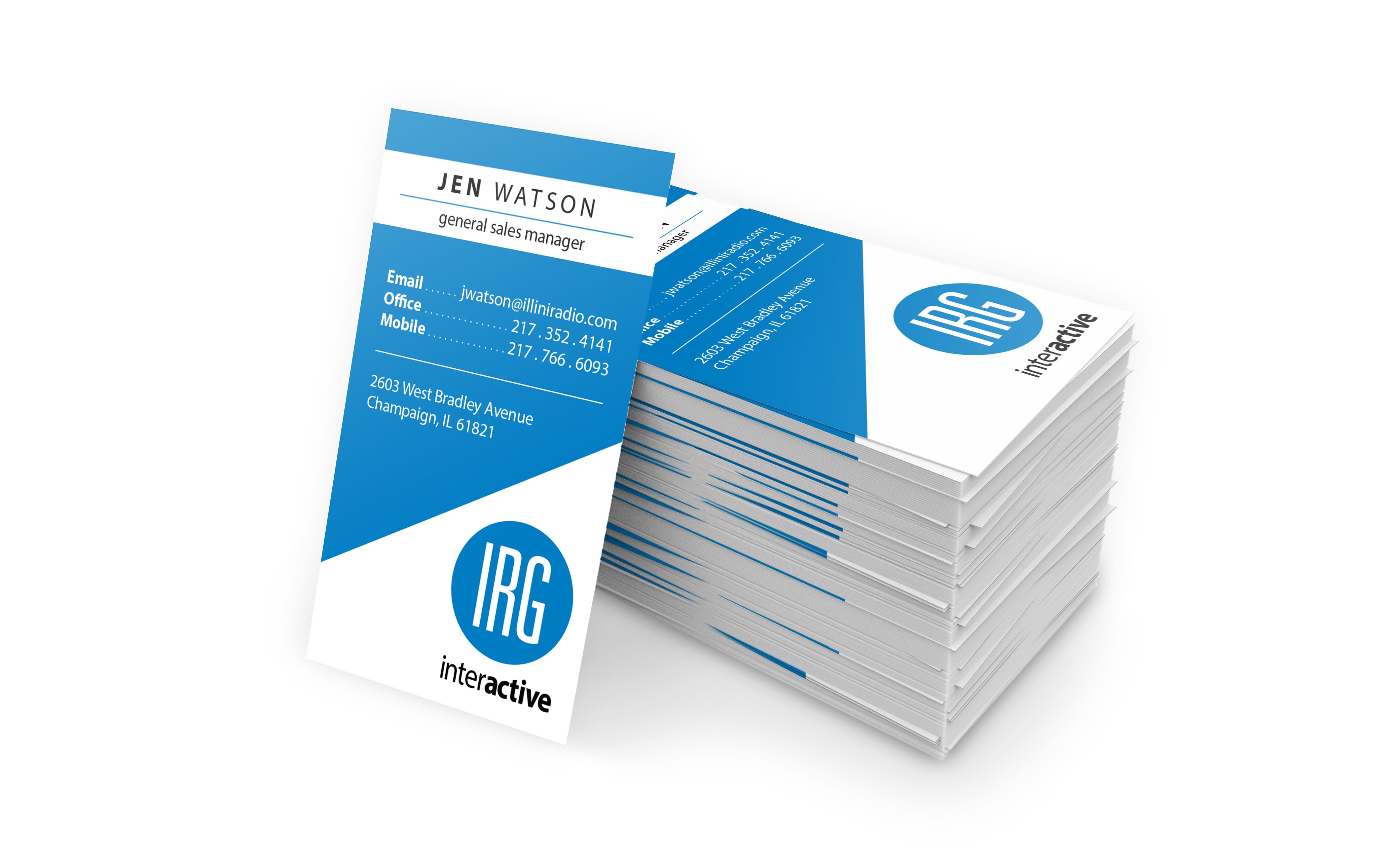 IRG Interactive Business Print Design