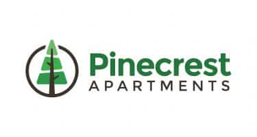 new logo design for Pinecrest Apartments