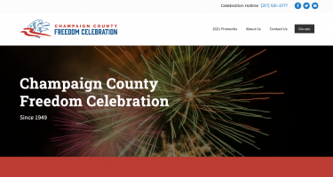 new website for Champaign County Freedom Celebration
